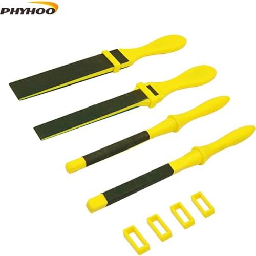 PHYHOO Polishing Sandpaper Kit Sanding Tool with Sand Paper Plastic Stick