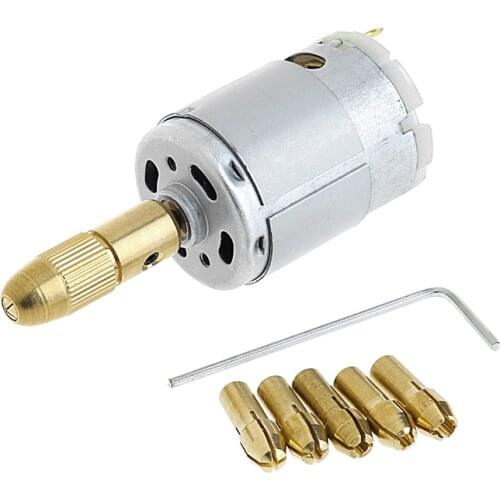 New Mini Mirco Electric PCB Motor Drill Press Drilling Bits Tool Twist Drill 12V