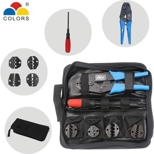 COLORS HS-30J Cutter Crimper Stripper Wire Crimping Hand Tool Pliers Cable Crimp Cutters 1-6mm 17-10AWG Stripper Plier Set