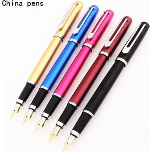 Luxury quality 3701 All Colors Business office Fountain Pen New Student School Stationery Supplies ink calligraphy pen