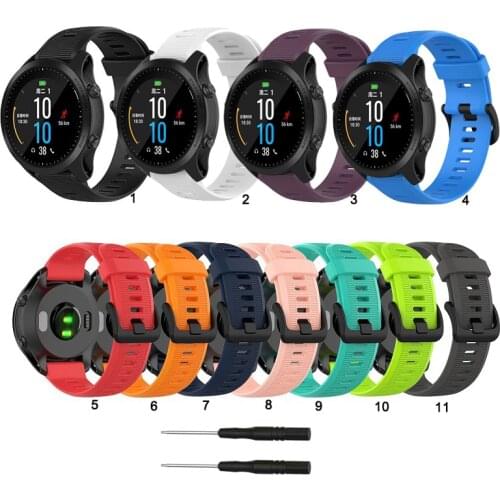 Silicone Watch Band Strap for Garmin Fenix 5 plus Forerunner 935 945 Approach S60 Replacement strap