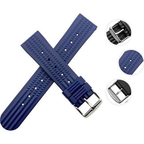 20 22 mm Silicone Rubber Watch Band Bracelets Replacement For Seiko SKX007 SKX009 SKX011 For Sharkey Watch DIY Replace