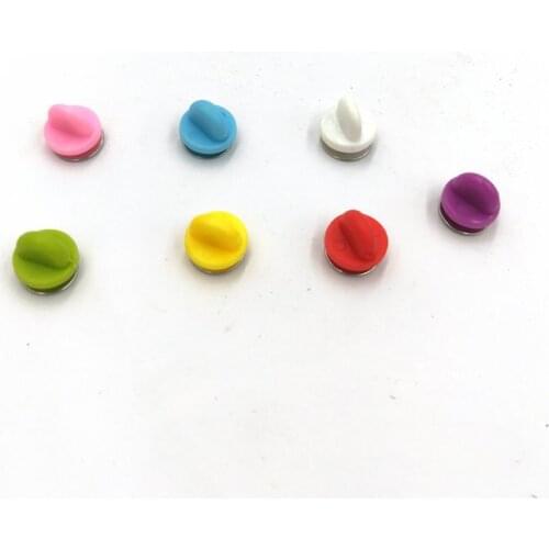 SONGLONG 200/set Count Pin Backs Locking Pin Keepers Pin Locks Metal Locking Clasp No Tool Required Locking Pin Backs Keepers