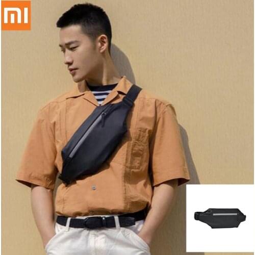 Xiaomi Sport Chest Bag Multifunction Pocket Youth Slim Design Waist Bag Fo Outdoor Activities Daily Use Left Right Shoulder Tas