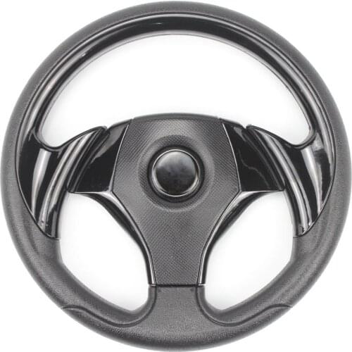 SANJODS Sports Steering Wheel Golf Modified Steering Wheel 13 Inch 320 mm Aluminum Moving Rudder