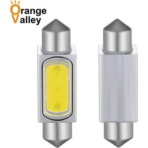2pcs Super Bright C5W 31 36 39 41 mm LED COB High Power Car Auto Interior Dome Festoon Reading Map Door Lights Lamp Bulb