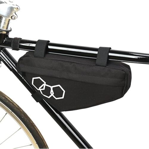 Bike Frame Triangle Bag Holder Under Tube Triangular Storage Bag for Mountain Road Bike Cycling Accessories