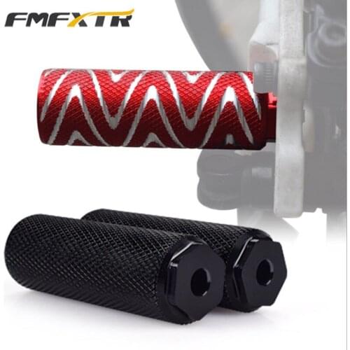 BMX Bike Socle Pedal 1Pair Cycling Bicycle Cylinder Aluminum Alloy 3/8" Axle Foot Pegs Rocket Bicycle Socle High Quality