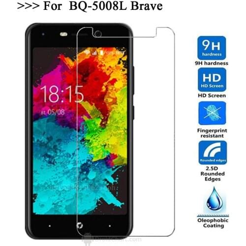 For BQ BQ-5008L Brave Glass Screen Protector For BQ BQ-5008L Tempered Glass For BQ-5008 L Film Protective Screen 9H 2.5D