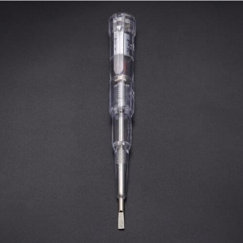 1pc Electrical Tester Pen Electric Screwdriver Probe With Indicator Light Voltage Tester AC/DC Voltage Detector