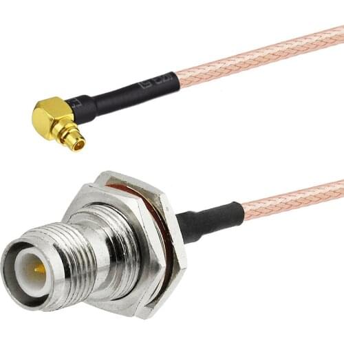 10PCS MMCX Male To RP-TNC Female RG316 30CM RF Pigtail Jumper Cable
