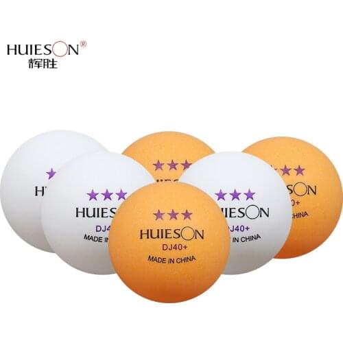 10pcs/pack 3-Star Professional DJ40mm 2.8g Table Tennis Ping pong Ball White Orange Amateur Advanced Training competition Ball