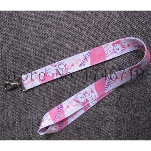 20 Pcs Cat key chains Neck Strap Keys Camera ID Card Lanyard G10