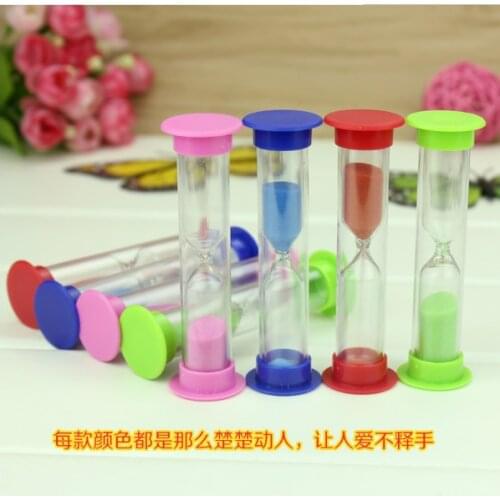 20pcs/set creative gift Dental Children Kids Toothbrush Timer 3 Minutes Smile Sandglass Tooth Brushing Hourglass
