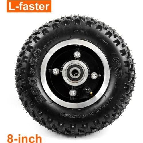 200x50 Pneumatic Wheel With Off-road Tire For Mountain Scooter and Mountain Skateboard