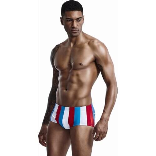 2019 New Arrival Sexy Swimwear Men Swimsuit Trunk Surfing Swimming Boxers Trunk Sunga Masculina Zwembroek Heren Kupalnik Zenskie