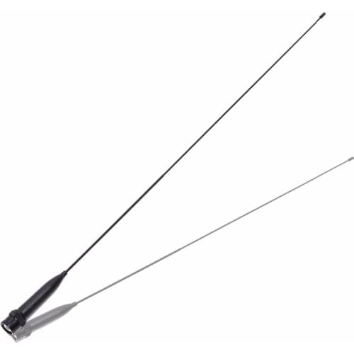 ABBREE AR-776 Titanium BNC 144/ 430MHz Dual Band Light flexible Antenna for IC-V85 TK308 IC-V8 IC-V82 Walkie Talkie