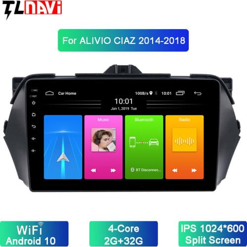 Android 10 Car Radio Multimedia Player For 1Suzuki Alivio Ciaz 2014 2015 2016 2017 2018 GPS Navigation
