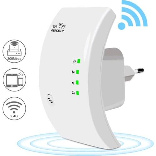 Wireless Wi-fi Expander WiFi Repeater 300Mbps Range Signal Boosters Network Amplifier 802.11n/b/g wifi Extender For Home