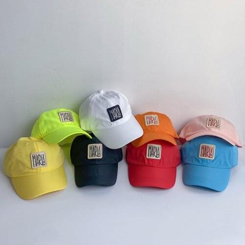 Letter Embroidery Baby Hats Spring Summer Kids Boys Girls Baseball Hats Peaked Cap Autumn Outdoor Sun Hats