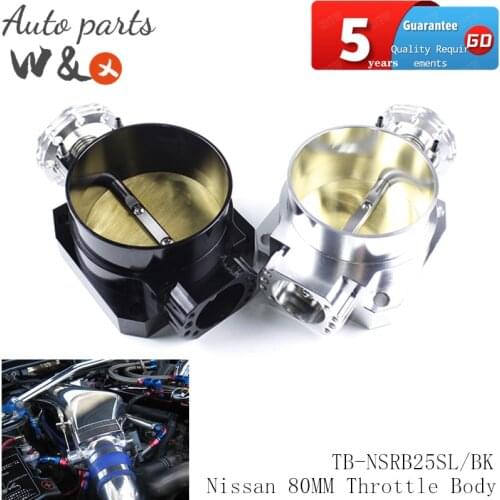 Throttle Body For Nissan Skyline Gloria RB25 RB26 R32 R33 R34 80MM Intake Manifold Throttle Valva TB-NSRB25