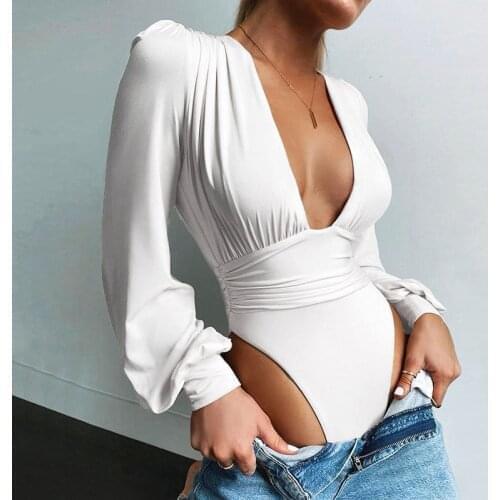 Женские однотонные комбинезоны FancyQube China At AliExpress