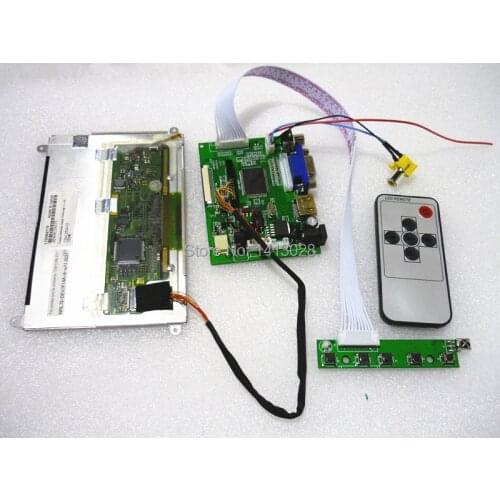 HDMI + 2 av + VGA LCD driver board + 5.6 inch IPS LCD panel LTD056EV7F (1280*800) + LVDS cable + OSD keyboard + remote control