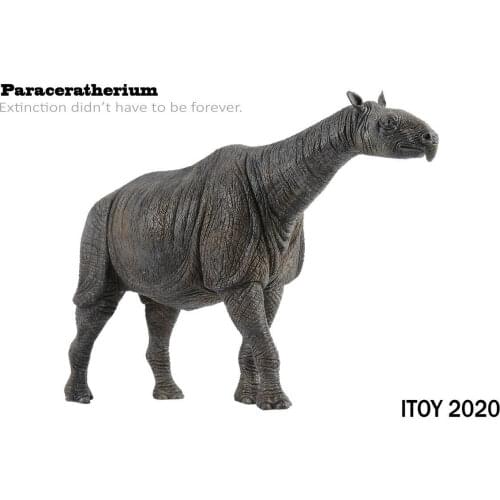 ITOY Paraceratherium Statue without Platform Palaeotherium Mammal Animal Model Collector Ornaments Decoration Education Model