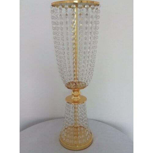 Wedding flower metal stand holder party stage decor crystal wedding road lead props / wedding table event party decor