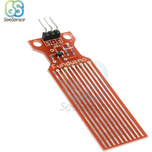 10Pcs DC 3V-5V 20mA Water Level Sensor Module Set Electric Liquid Rain Depth of Detection Surface Height Controller for Arduino