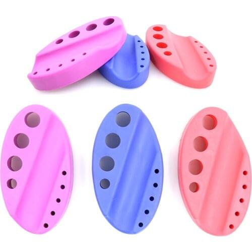 New Oval Silicone Pen Holder Stand Tattoo Tools Microblading Pigment Ink Cup Machine Tattoo Accessories Eyebrow Permanent Makeup
