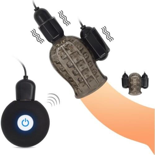 Newest 12 Speeds Dual-use Penis Massager Dildo Glans Trainer Vibrator Delay Lasting Sex Toys For Men Vibrating Masturbator