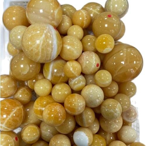 Natural calcite crystal ball quartz ball healing stone