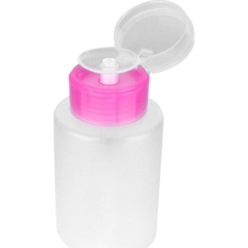 Brand new 60ml nail art empty pump bottle reusable containers dispenser container liquid bottles manicure polish remover tools
