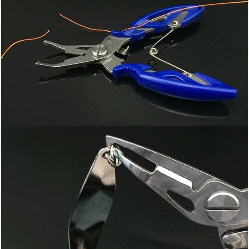 1pcs Fishing Pliers Split Ring Scissors Aluminum Wire Line Cutter Hook Removers Ackle Shearspesca Outdoor Fishing Tools