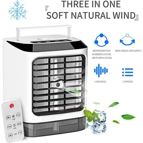 With remote control air conditioner fan air fan mini three gear mode cooling fan air frost air conditioner Dropshipper