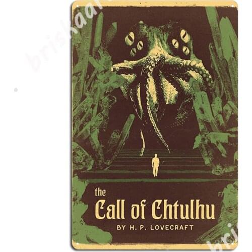 Lovecraft Series: The Call Of Chtulhu Metal Signs Cinema Garage Club Bar personalized Plaques Tin sign Posters