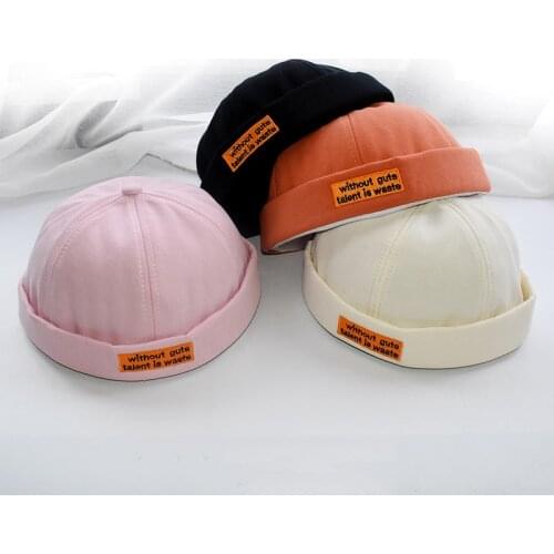 Women Men Brimless Beanies Hip-Hop Street Wear Trendy Beanie Men Caps Skullies Loop Beanie Adjustable New Fashion