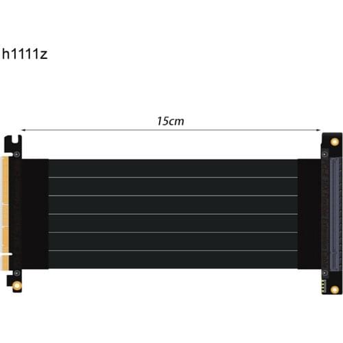 PCI Express 3.0 16X to PCIE 16X Riser Extension Cable Graphics Cards 16X Slot PCI-E Cable Connectors Riser Card for PC Host 15cm