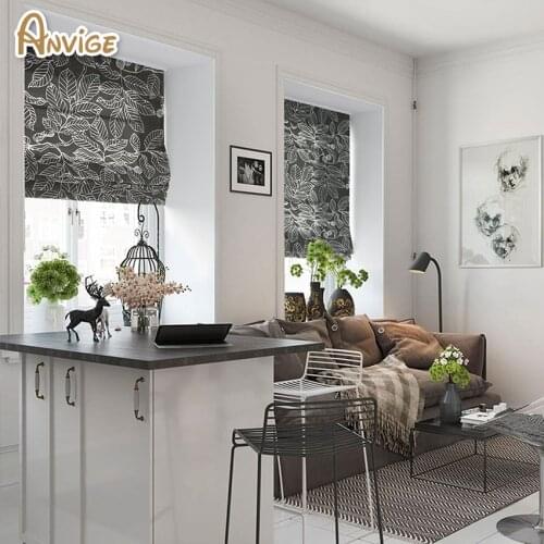 High Quality Roman Blinds Window Treatment For Living Room Blackout Curtains Roman Shaded Free Shipping