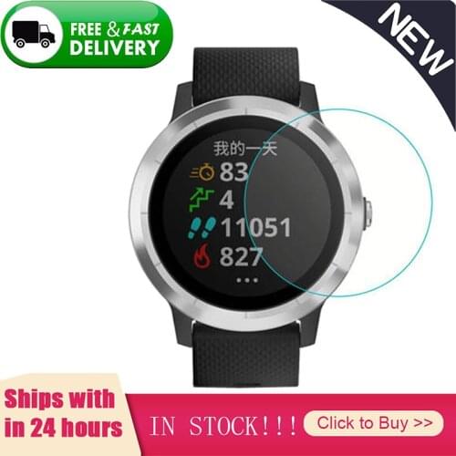 Tempered Glass Protective Film Guard 2.5D For Garmin Vivoactive 3 Smart Watch Vivoactive3 Trainer Screen Protector Cover Scratch