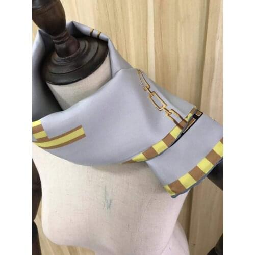 2021 new arrival spring summer red design 100% pure silk scarf twill hand made roll 90*90 cm shawl wrap for women lady