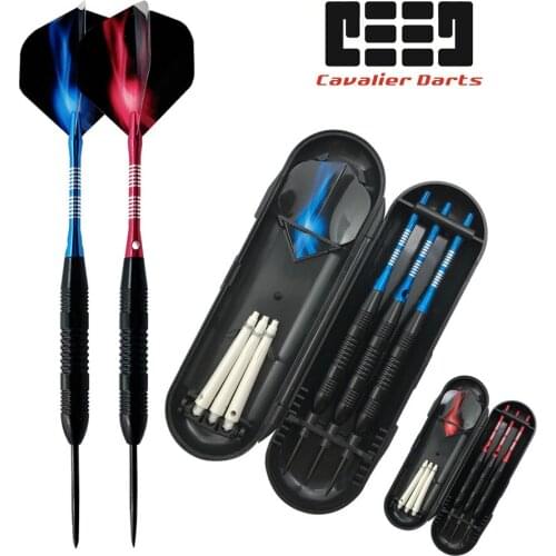 3 Pcs/Set Darts Professional 21g Steel Tip Dart Darts Flights With Case
