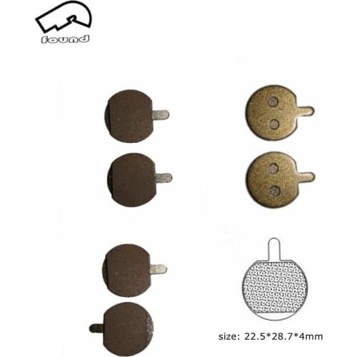 8 Pairs copper Semi-metal Bicycle Disc Brake Pads For Bike