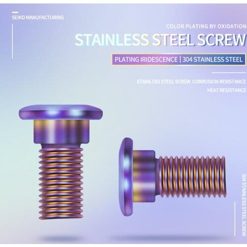 M8*25 M10*15 Motorcycle Brake Disc Rotor Mount Screws Bolts Lightweight & Anti-rust Corrosion Resistance Dropship