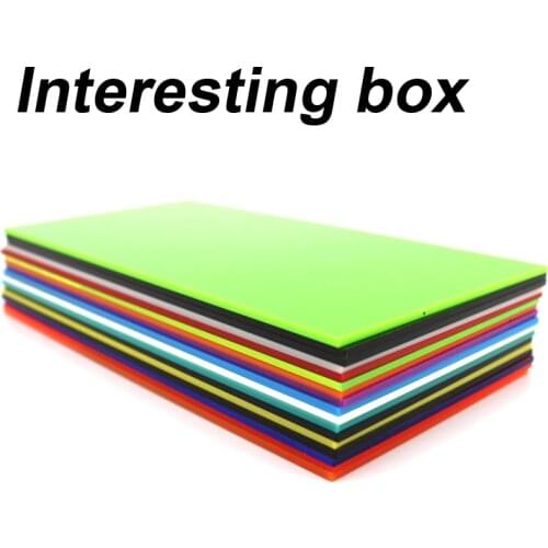 20 * 40cm color plastic plate model materials auxiliary consumables model making materials assembly materials