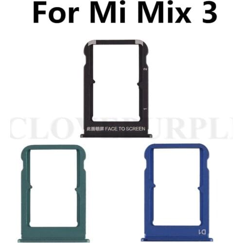 Sim Card Reader Holder Tray Slot Socket Adapter For Xiaomi Mix3 Mi Mix 3