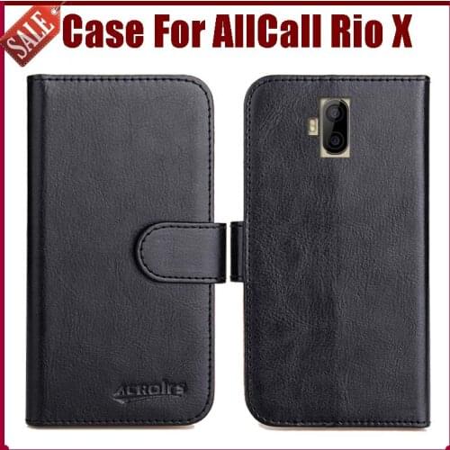 Hot Sale! AllCall Rio X Case New Arrival 6 Colors High Quality Flip Leather Protective Phone Cover For AllCall Rio X Case