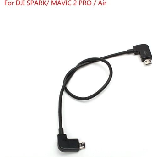 30cm Data Cable Line For DJI SPARK/ MAVIC 2 PRO / Air Remote Controller Smartphone Tablet