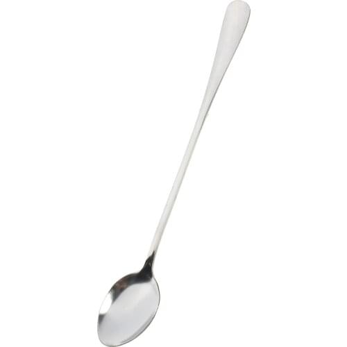 Long Handled Stainless Steel Coffee Spoon Flatware Ice Tea Cream Dessert Tea Spoon For Picnic Kitchen Accessories